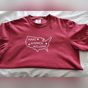 Make America Inclusive Kids T‑Shirt - Pink